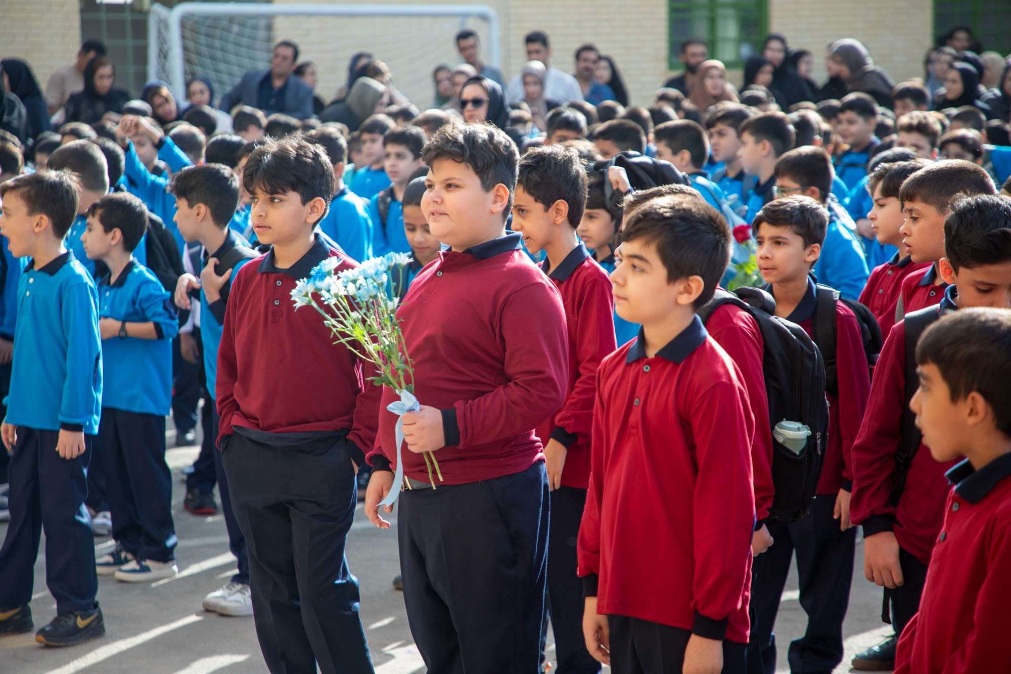نواخته شدن زنگ مهر در مدارس حضرت جوادالائمه(ع)